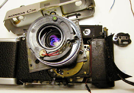 Konica C35 repair 1