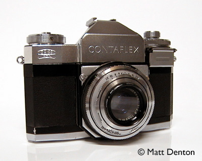 Zeiss Ikon Contaflex II. click here for sample pic